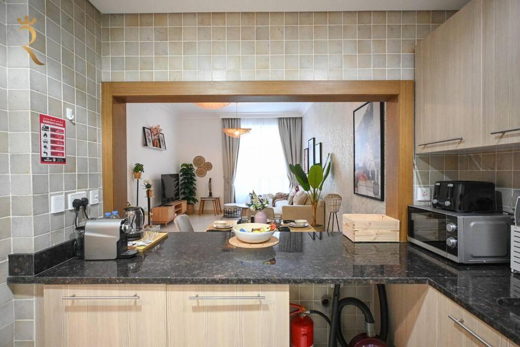 Yas Natura Bliss 1Br Apartment Abu Dzabi Kültér fotó