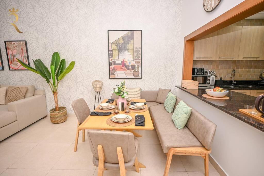 Yas Natura Bliss 1Br Apartment Abu Dzabi Kültér fotó