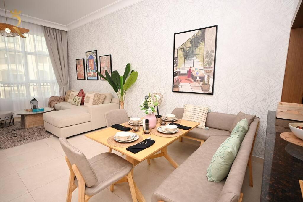 Yas Natura Bliss 1Br Apartment Abu Dzabi Kültér fotó