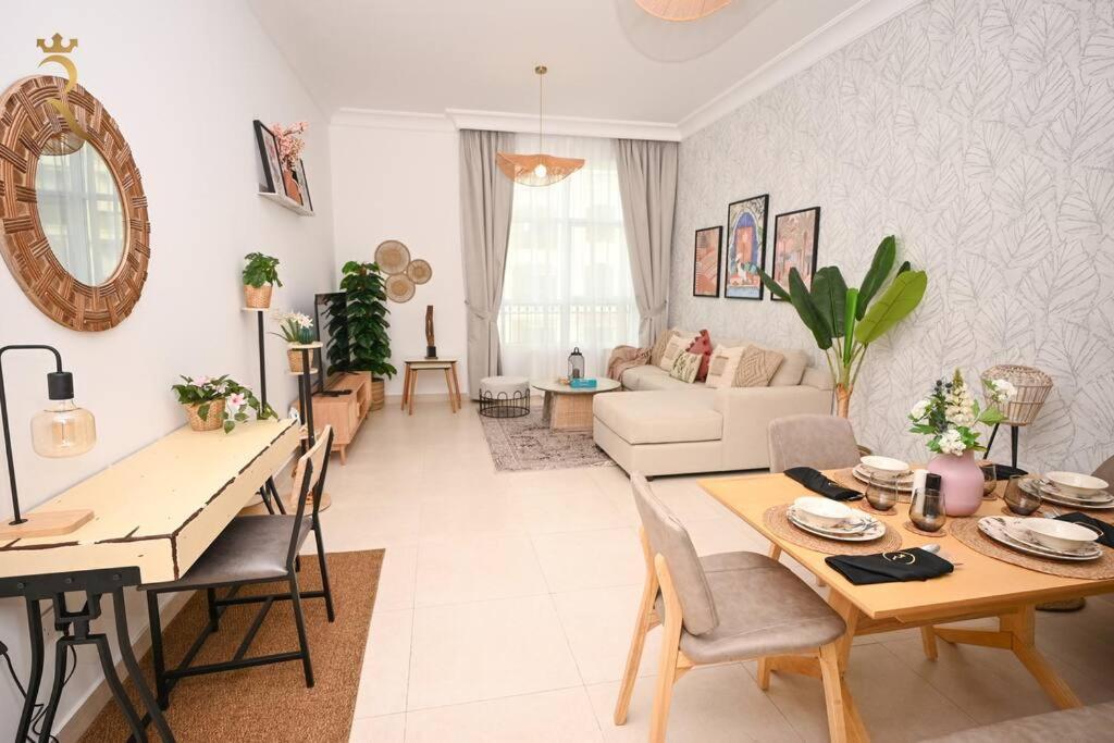 Yas Natura Bliss 1Br Apartment Abu Dzabi Kültér fotó