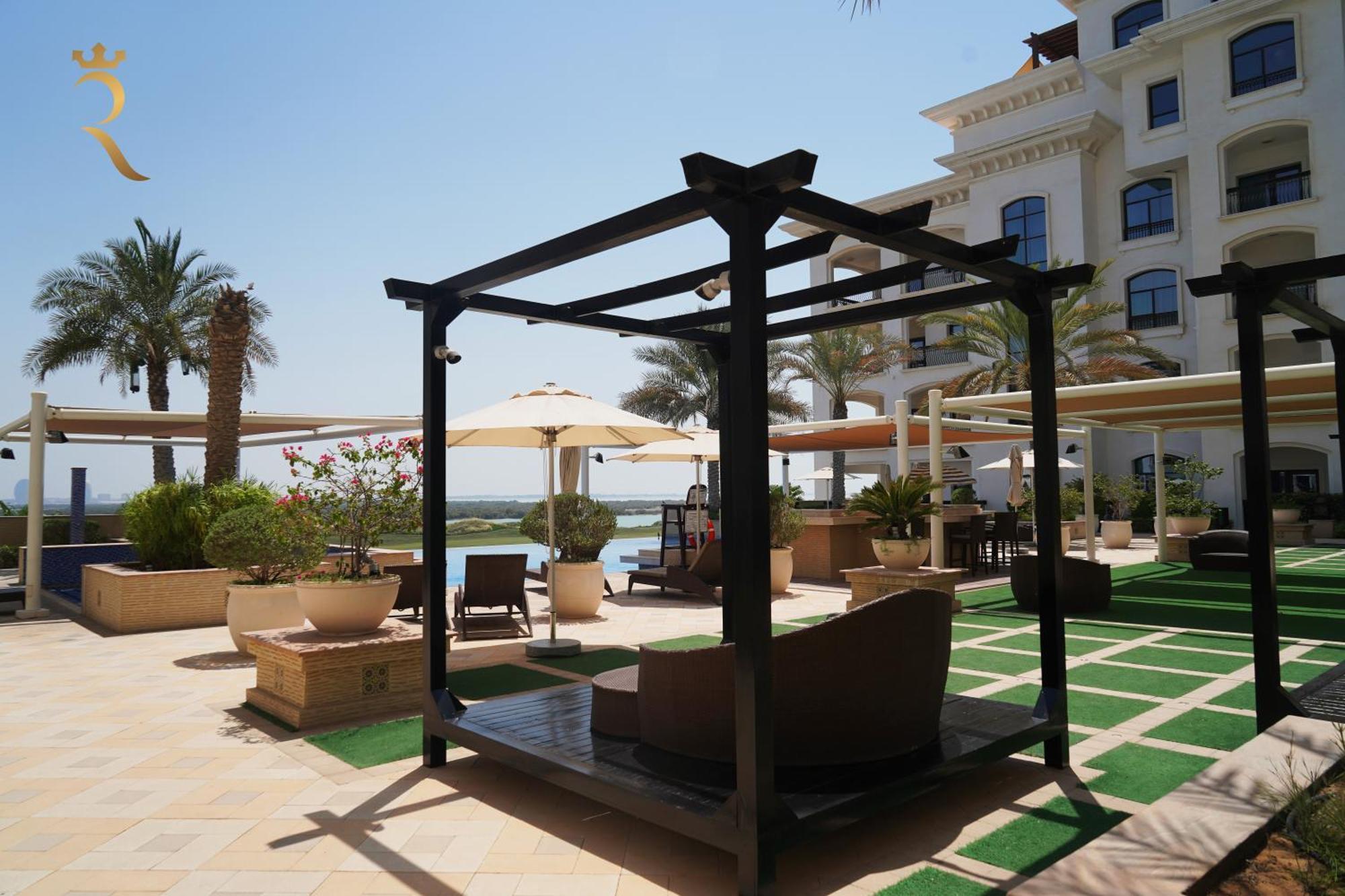 Yas Natura Bliss 1Br Apartment Abu Dzabi Kültér fotó