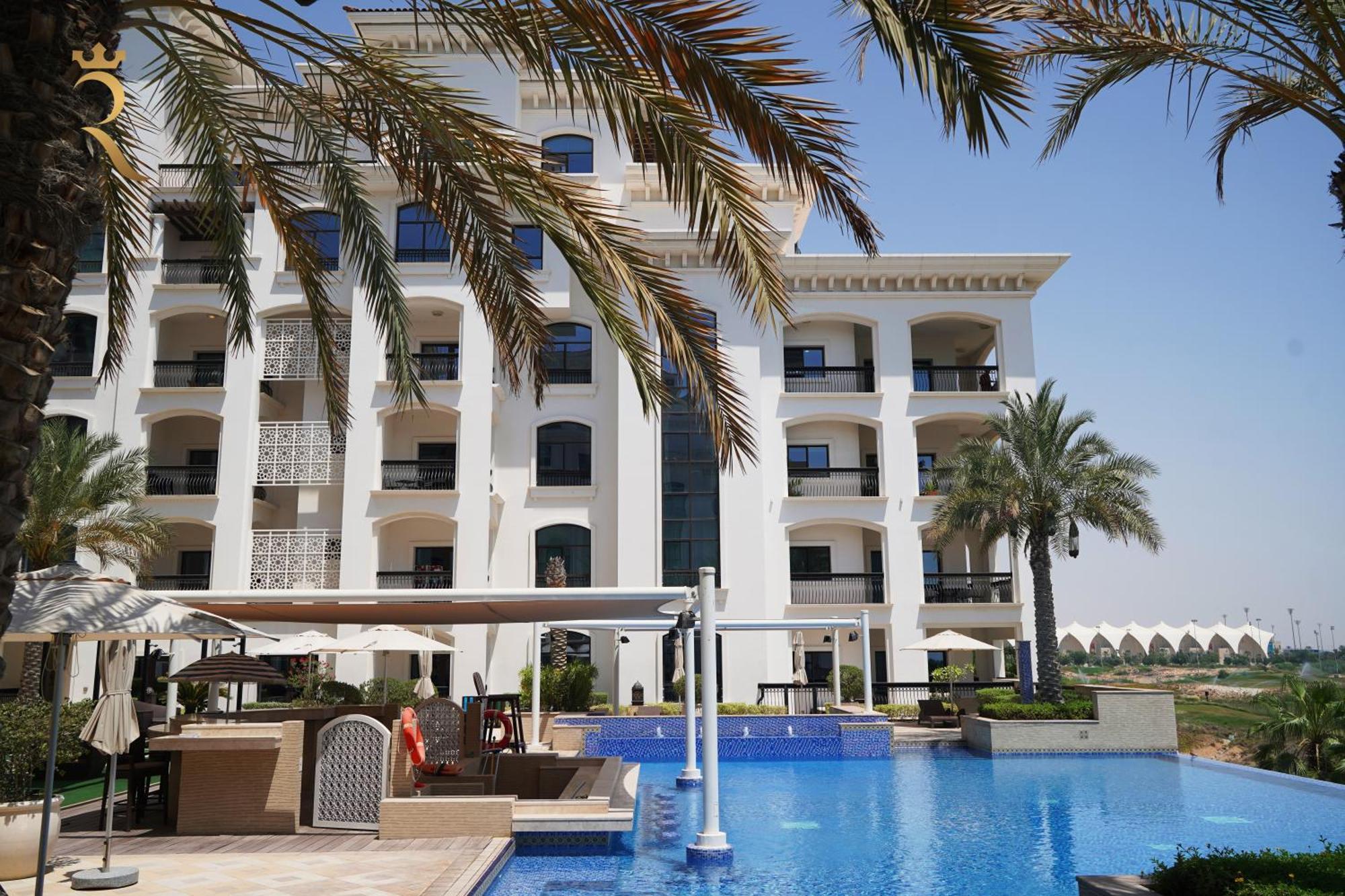 Yas Natura Bliss 1Br Apartment Abu Dzabi Kültér fotó